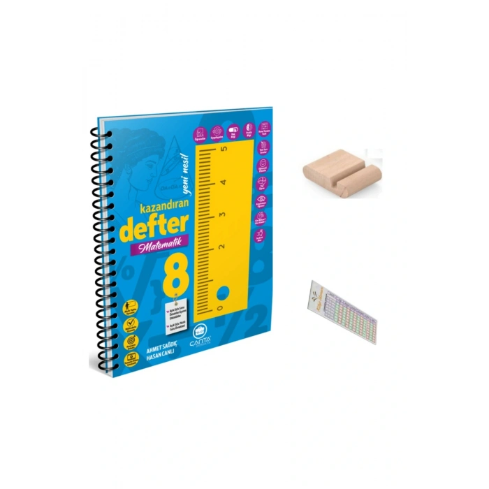 8.Sınıf Matematik Kazandıran Defter +Telefon Tutucu+ Soru Çözüm Ayıracı