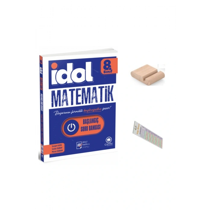8.Sınıf İDOL Matematik Başlangıç Soru Bankası+Telefon Tutucu+Çözüm Ayıracı