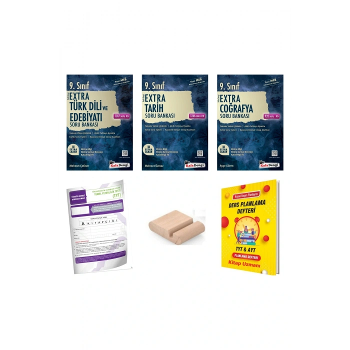 9. Sınıf Edebiyat Tarih Coğrafya Extra Soru Bankası YENİ MÜFREDAT+Plan Defteri+Telefon Tutucu+Deneme