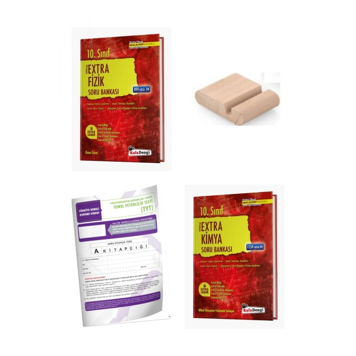 10. Sınıf Fizik Kimya Extra Soru Bankası - YENİ MÜFREDAT+Telefon Tutucu+Deneme
