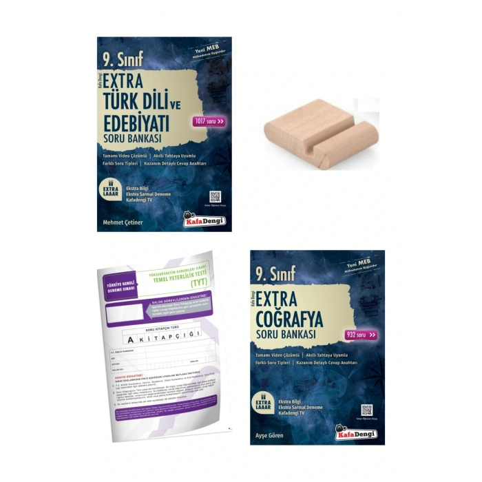 9. Sınıf Edebiyat Coğrafya Extra Soru Bankası - YENİ MÜFREDAT+Telefon Tutucu+Deneme