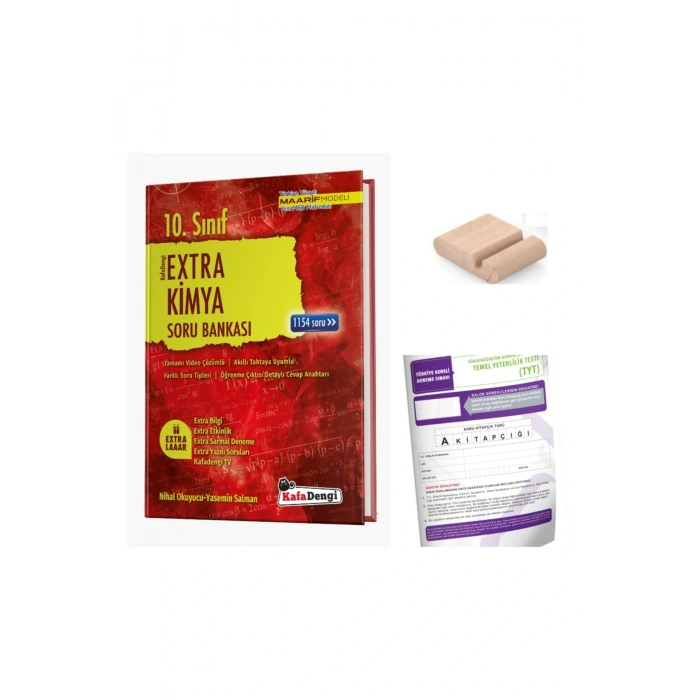 10. Sınıf Kimya Extra Soru Bankası - YENİ MÜFREDAT+Telefon Tutucu+Deneme
