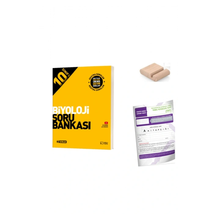 10.Sınıf Biyoloji Soru Bankası 2025-2026+Deneme+Telefon Tutucu