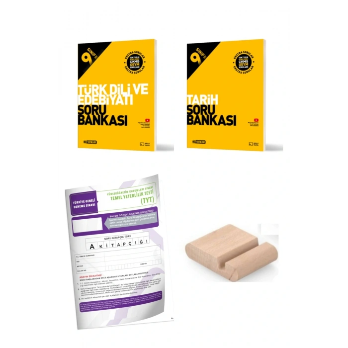 9.Sınıf Edebiyat Tarih Soru Bankası 2025-2026+ Deneme+Telefon Tutucu