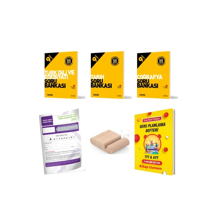 9.Sınıf Coğrafya Edebiyat Tarih Soru Bankası 2025-2026+Plan Defteri+ Deneme+Telefon Tutucu