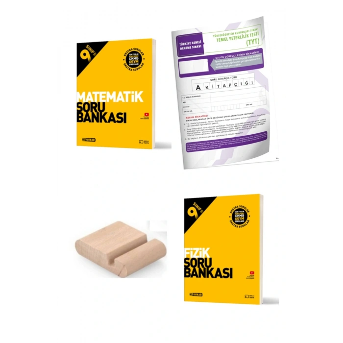 9.Sınıf Fizik Matematik Soru Bankası 2025-2026+Deneme+Telefon Tutucu