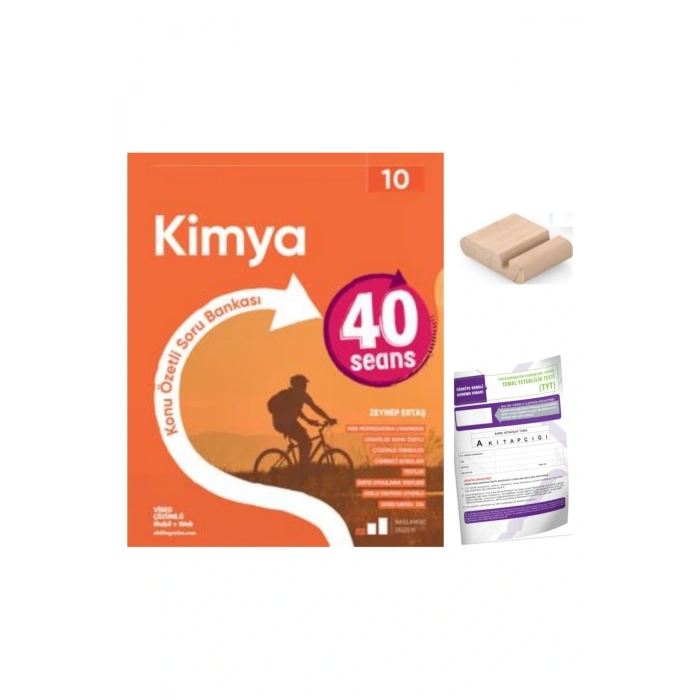10.Sınıf 40 SEANS Kimya Konu Özt. Soru Bankası YENİ MÜFREDAT+Deneme+Telefon Tutucu