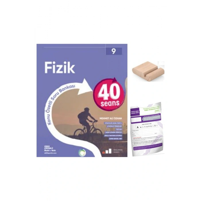 9.Sınıf 40 SEANS Fizik Konu Özt. Soru Bankası YENİ MÜFREDAT+Deneme+Telefon Tutucu