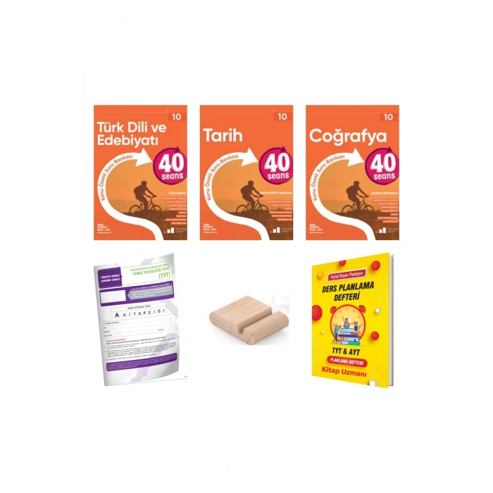 10.Sınıf 40 SEANS Konu Özt Edebiyat Tarih Coğrafya Konu Özt. Soru Bankası YENİ MÜFR+Tutucu+Plan Deft