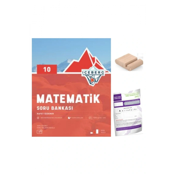 10.Sınıf ICEBERG Matematik Soru Bankası YENİ MÜFREDAT+Deneme+Telefon Tutucu