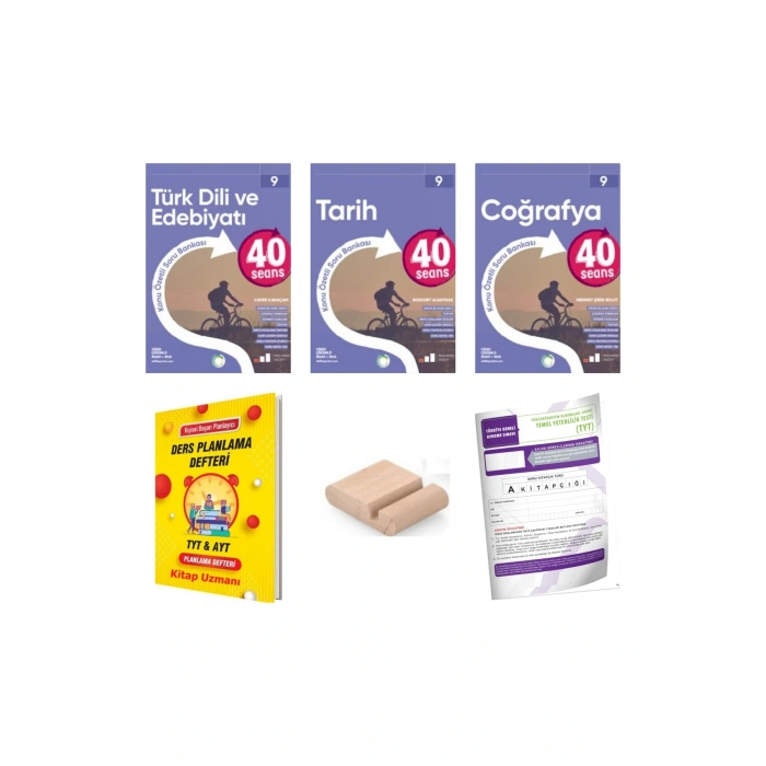 9.Sınıf 40 SEANS Edebiyat Tarih Coğrafya Konu Özt. Soru Bankası YENİ MÜFR+Deneme+Tutucu+Plan Deft