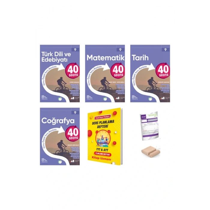 9.Sınıf 40 SEANS EŞİT AĞIRLIK Konu Özt. Soru Bankası YENİ MÜF+Deneme+Tutucu+Plan Deft