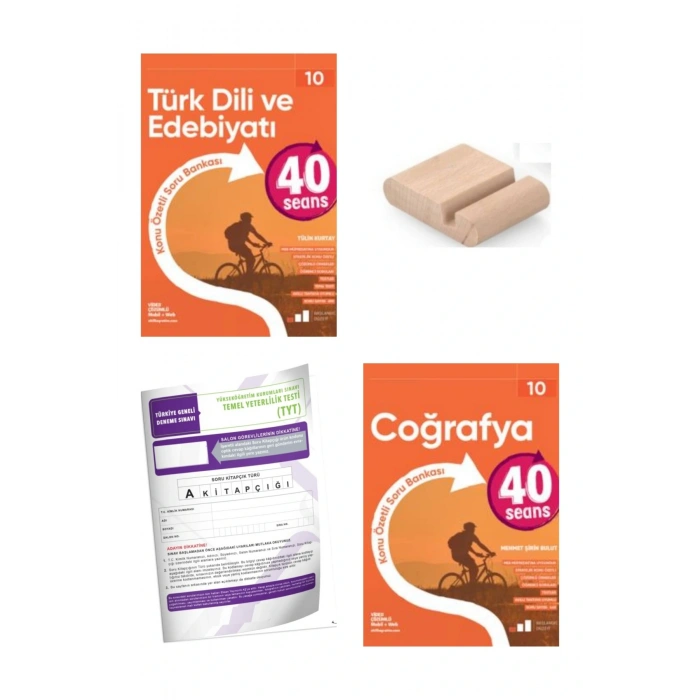 10.Sınıf 40 SEANS Konun Özetli Coğrafya Edebiyat Konu Özt. Soru Bankası YENİ MÜFREDAT+Deneme+Tutucu