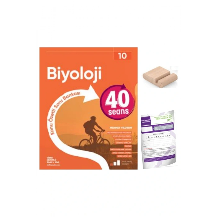 10.Sınıf 40 SEANS Biyoloji Konu Özt. Soru Bankası YENİ MÜFREDAT+Deneme+Telefon Tutucu