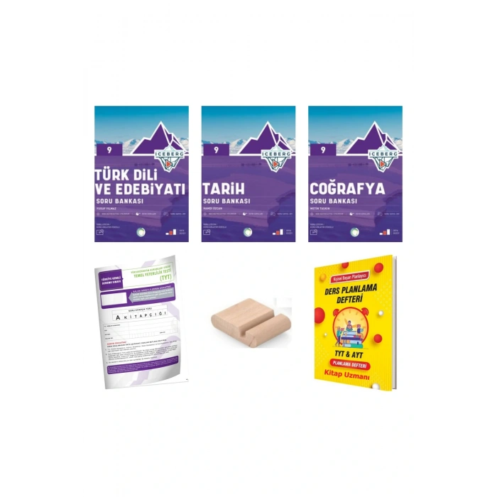 9.Sınıf ICEBERG Edebiyat Tarih Coğrafya Soru Bankası YENİ MÜFREDAT+Plan Def+Deneme+Telefon Tutucu