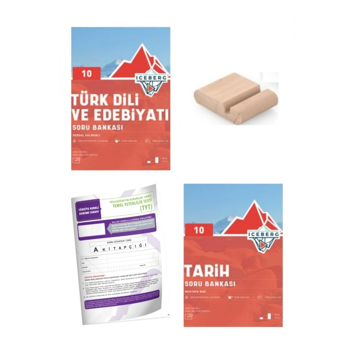 10.Sınıf ICEBERG Edebiyat Tarih Soru Bankası YENİ MÜFREDAT+Deneme+Telefon Tutucu