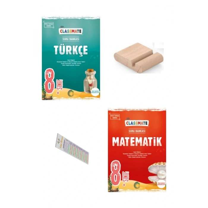 8.Sınıf Classmate Türkçe Matematik Soru Bankası 2026 LGS +Telefon Tutucu+Çözüm Ayracı