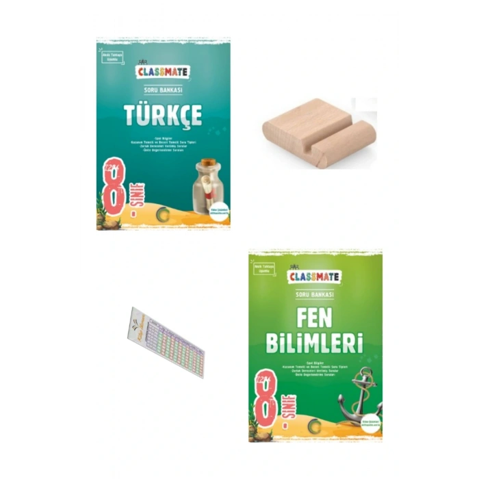 8.Sınıf Classmate Fen Bilgisi Türkçe Soru Bankası 2026 LGS +Telefon Tutucu+Çözüm Ayracı