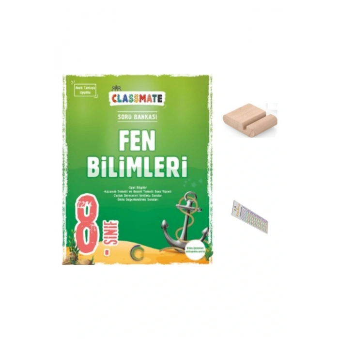 8.Sınıf Classmate Fen Bilgisi Soru Bankası 2026 LGS +Telefon Tutucu+Çözüm Ayracı