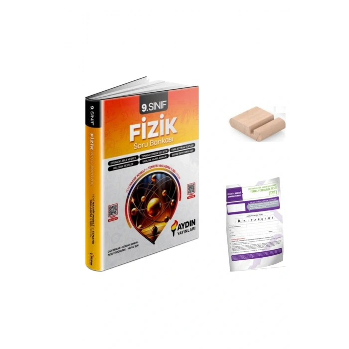 9.Sınıf Fizik Soru Bankası YENİ MÜFREDAT+Telefon Tutucu+Deneme