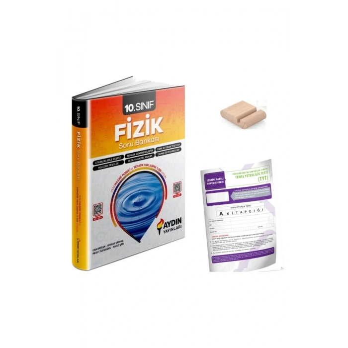 10.Sınıf Fizik Soru Bankası YENİ MÜFREDAT+Telefon Tutucu+Deneme