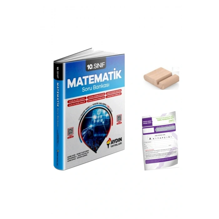 10.Sınıf Matematik Soru Bankası YENİ MÜFREDAT+Telefon Tutucu+Deneme
