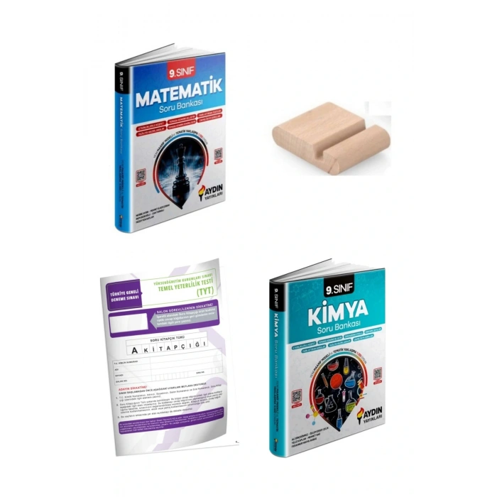 9.Sınıf Kimya Matematik Soru Bankası YENİ MÜFREDAT+Telefon Tutucu+Deneme