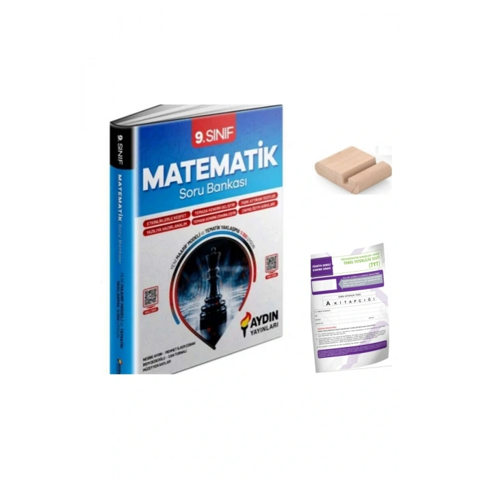 9.Sınıf Matematik Soru Bankası YENİ MÜFREDAT+Telefon Tutucu+Deneme