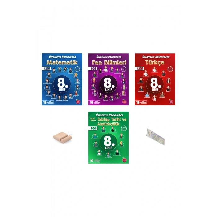 8. Sınıf Üstatların Kaleminden Tüm Dersler ( Yıllık 16 Süreç Değerlendirme )2026 LGS +Telefon Tutucu
