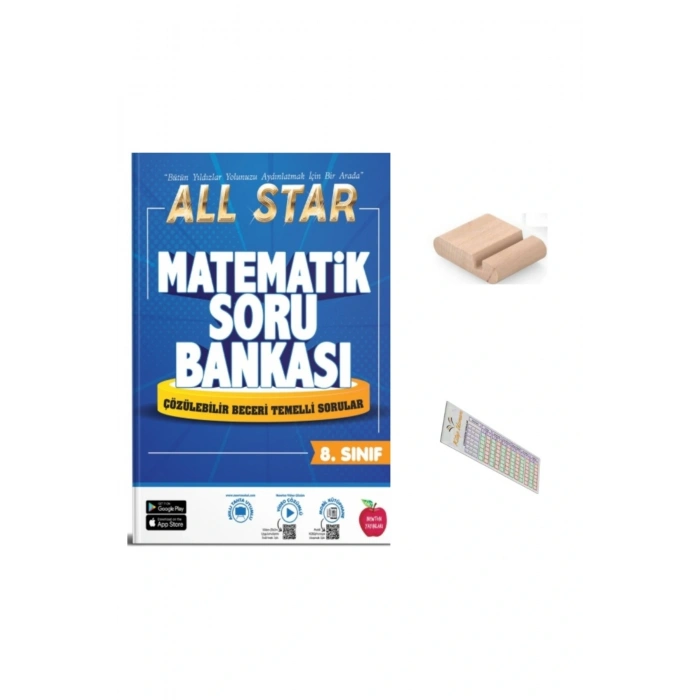8.Sınıf ALL STAR Matematik Soru Bankası 2026 LGS +Telefon Tutucu+Çözüm Ayracı