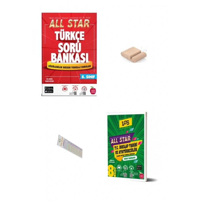 8.Sınıf ALL STAR İnkilap Tarihi Türkçe Soru Bankası 2026 LGS +Telefon Tutucu+Çözüm Ayracı