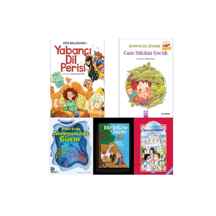 YABANCI DİL PERİSİ &CANI SIKILAN ÇOCUK &GEZGİN DEDEKTİF2 & AKVARYUMDAKİ GİZEM & KAF DAĞININ TAŞLARI