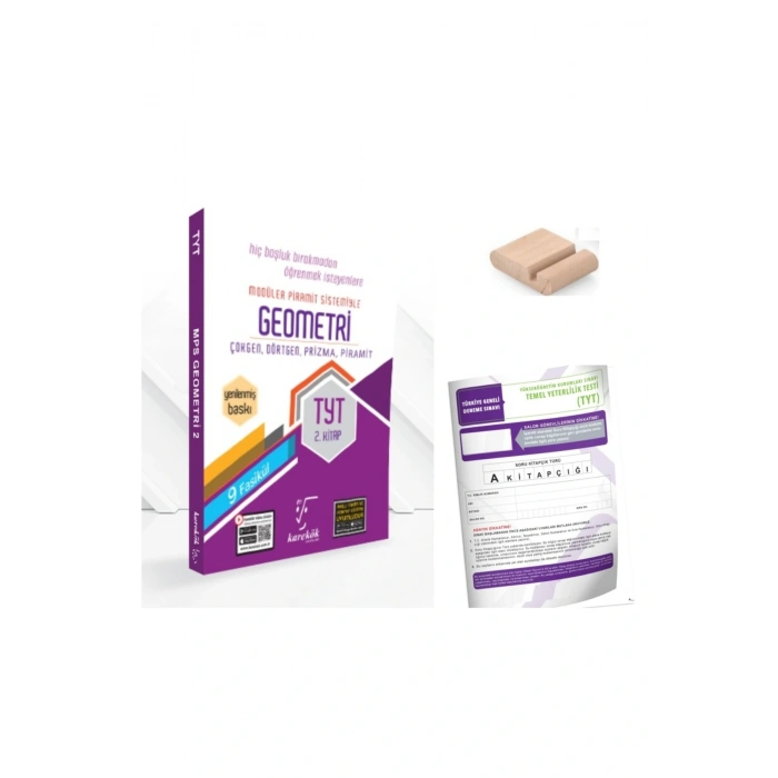 TYT Geometri 2.Kitap MPS (Modüler Piramit Sistemi ) TYT 2026+Telefon Tutucu +Deneme