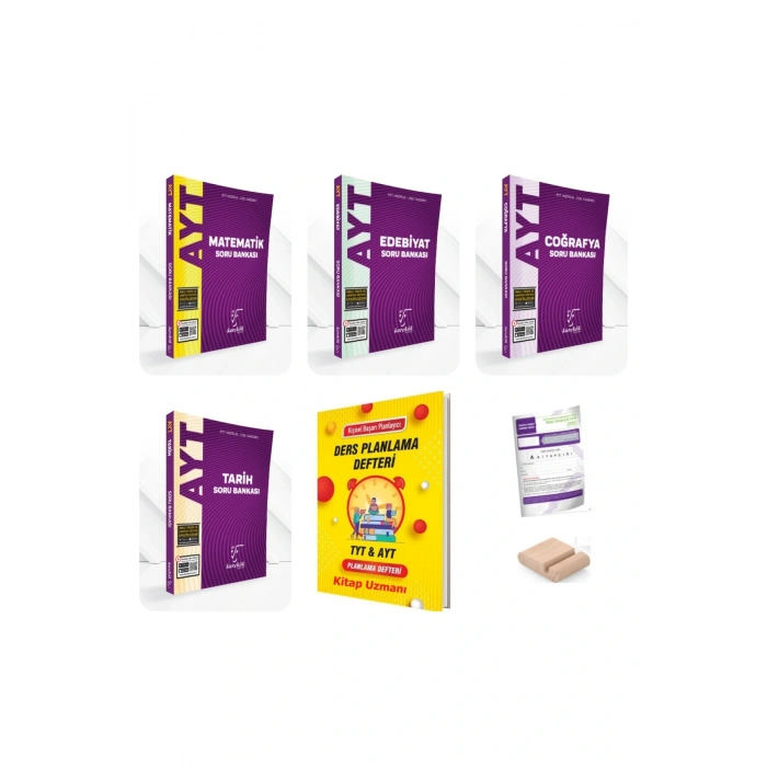AYT Matematik Edebiyat Tarih Coğrafya Soru Bankası AYT 2026+Telefon Tutucu +Deneme