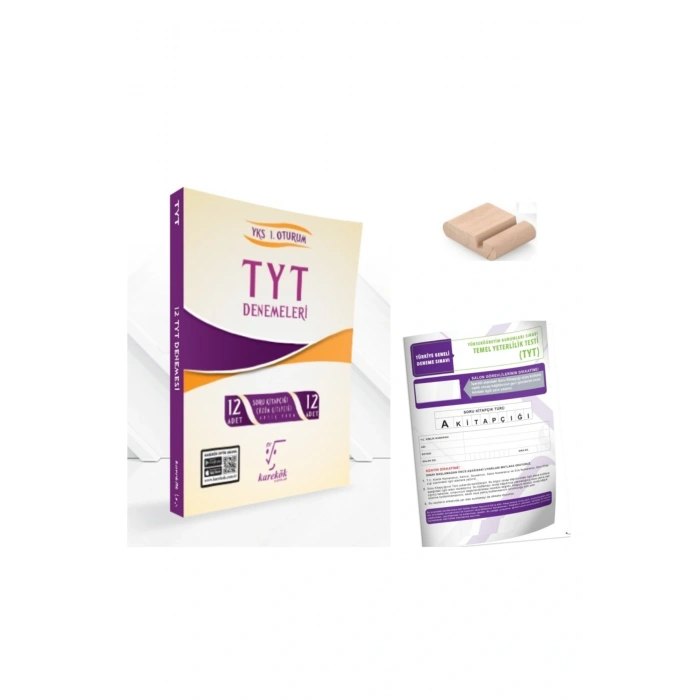 TYT 12 Li Deneme Seti +Telefon Tutucu+Deneme