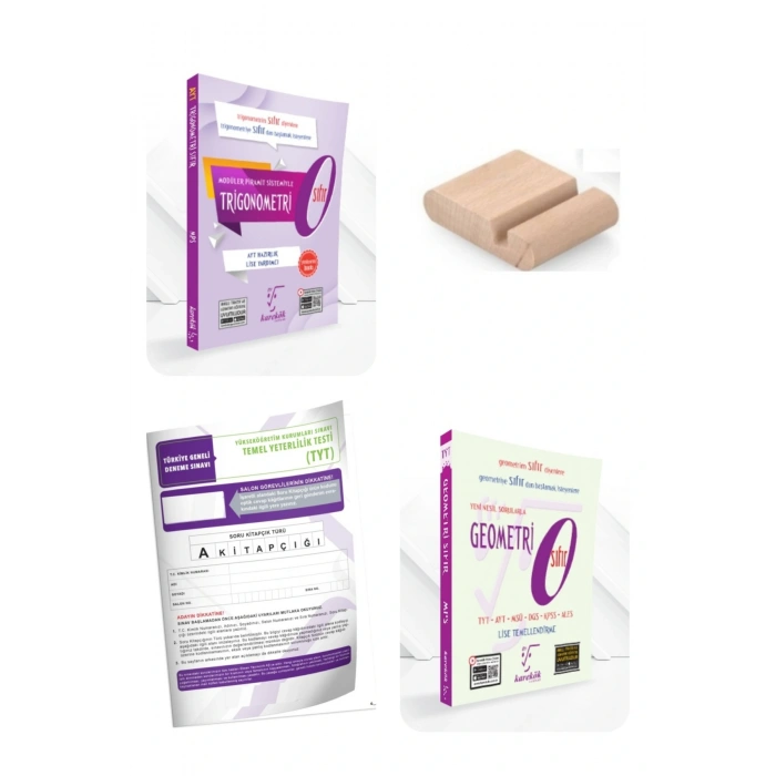 Geometri SIFIR Trigonometri SIFIR TYT 2026+Telefon Tutucu+TYT Deneme