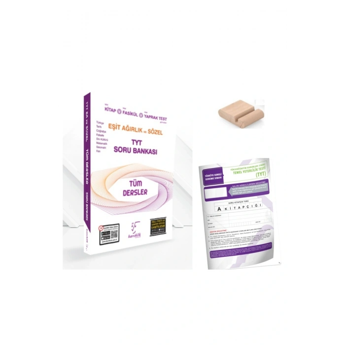 TYT Tüm Dersler Eşit Ağırlık Ve Sözel Soru Bankası TYT 2026+Telefon Tutucu +Deneme