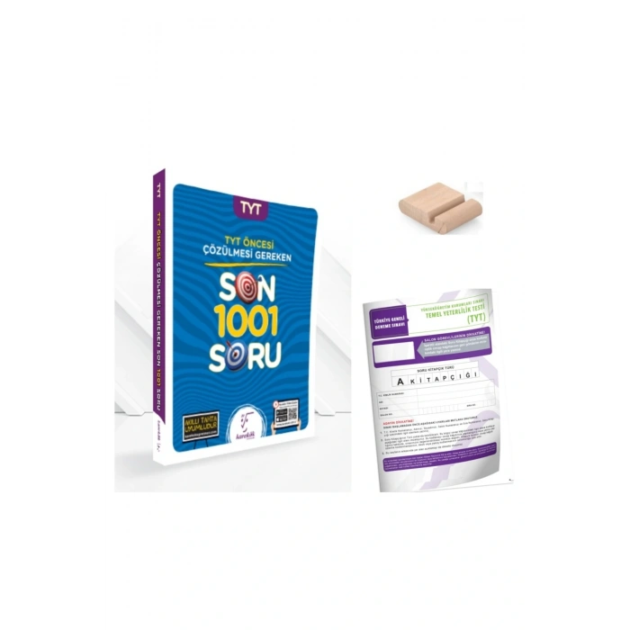 TYT Öncesi Çözülmesi Gereken Son 1001 Soru+Telefon Tutucu+Deneme