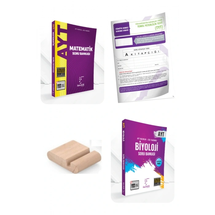 AYT Biyoloji Matematik Soru Bankası AYT 2026+Telefon Tutucu +Deneme