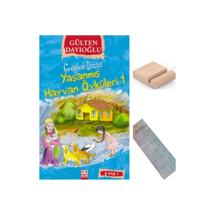 Yaşanmış Hayvan Öyküleri 1 / Gelincik Dizisi/Gülten Dayıoğlu/3. Sınıf/ 8-9 Yaş Hikaye+Tablet Tutucu