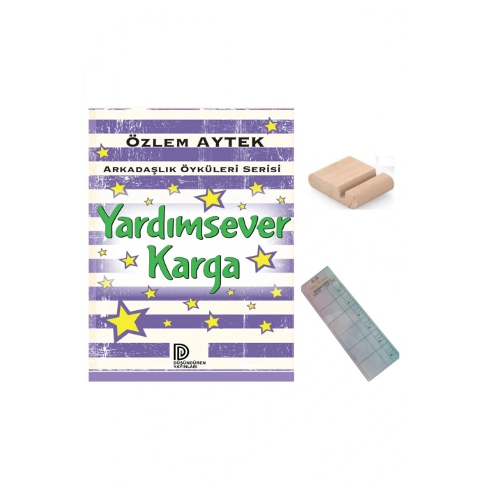 YArdımsever Karga / Arkadaşlık Öyküleri / 2. Sınıf / 6-7 Yaş Hikaye +Tablet Tutucu