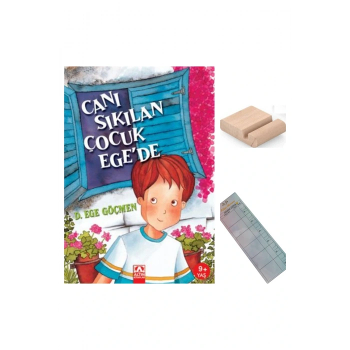 Canı Sıkılan Çocuk Egede / Dursun Ege Göçmen/ 3. Sınıf / 8-9 Yaş Hikaye+Tablet Tutucu+Takip Ayracı