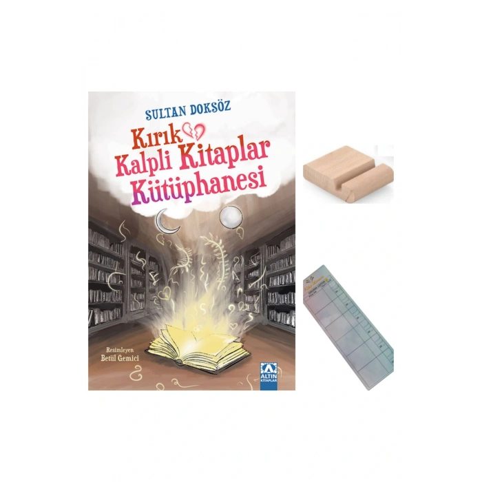 Kırık Kalpli Kitaplar Kütüphanesi / Sultan Serdar Doksöz / 4. Sınıf / 9-10 Yaş Hikaye+Tablet Tutucu