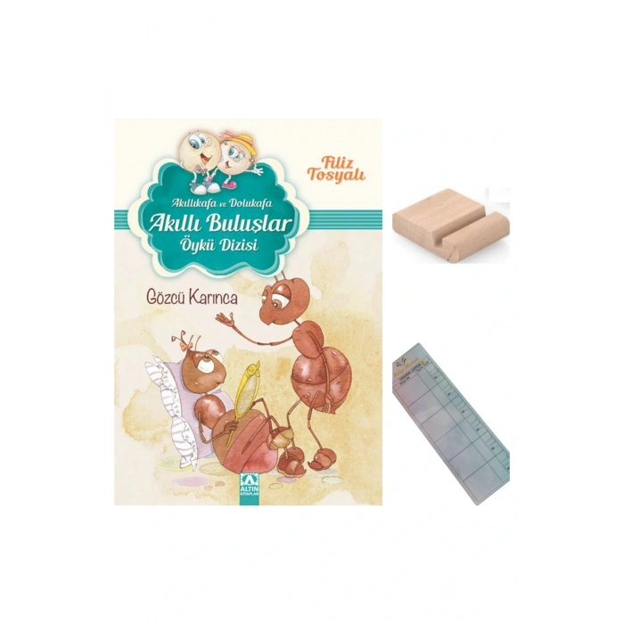 Gözcü Karınca / Akıllı Buluşlar Dizisi / Akıllı Kafa ve Dolu Kafa / 3. Sınıf Hikaye+Tablet Tutucu