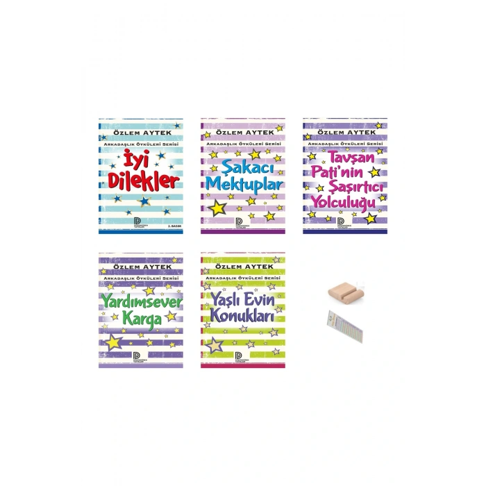 Arkadaşlık Öyküleri Serisi-2 / 5 Kitap SET / Özlem Aytek / 2. Sınıf / 6-7 Yaş Hikaye +Tablet Tutucu