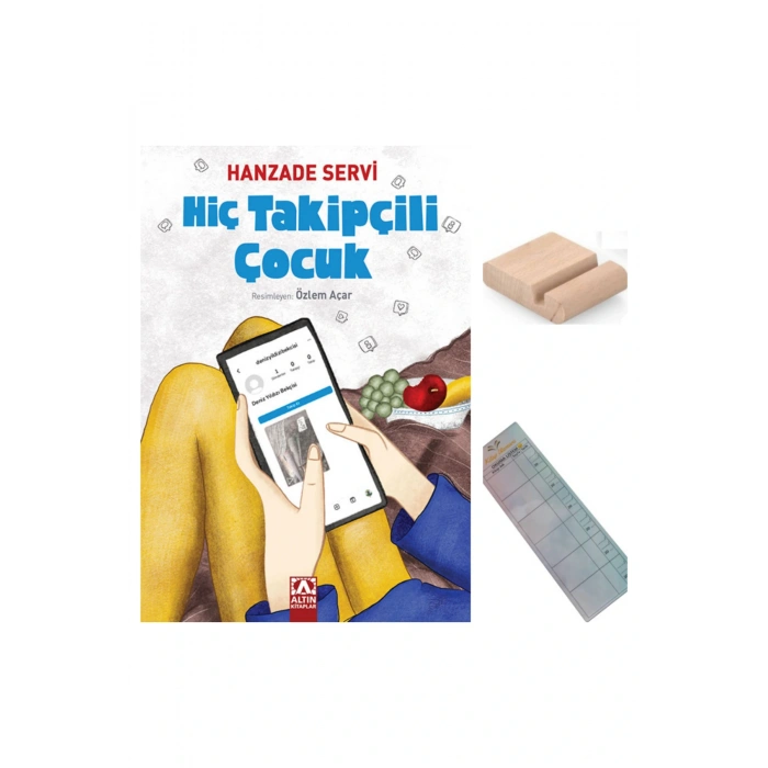 Hiç Takipçili Çocuk / Hanzade Servi / 5. ve 6. Sınıf / 10-12 Yaş Hikaye+Tablet Tutucu+Takip Ayracı