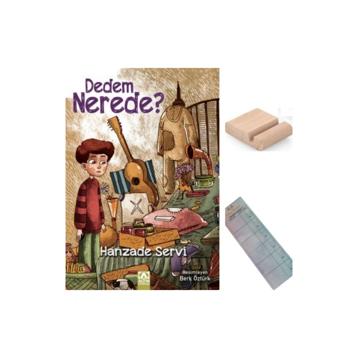 Dedem Nerede / Hanzade Servi / 5. ve 6. Sınıf / 10-12 Yaş Hikaye+Tablet Tutucu+Takip Ayracı