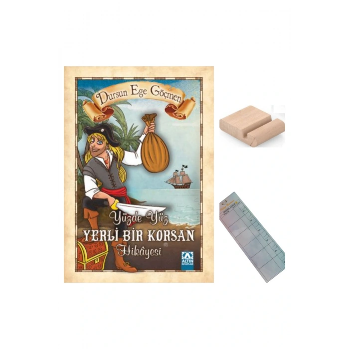 Yüzde Yüz Yerli Bir Korsan Hikayesi / Dursun Ege Göçmen / 4. Sınıf / 9-10 Yaş Hikaye +Tablet Tutucu