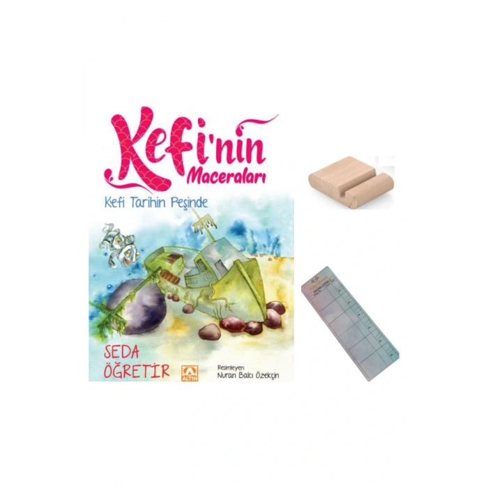 Kefi Tarihin Peşinde / Kefinin Maceraları / Seda Öğretir / 2. Sınıf / 6-7 Yaş Hikaye +Tablet Tutucu