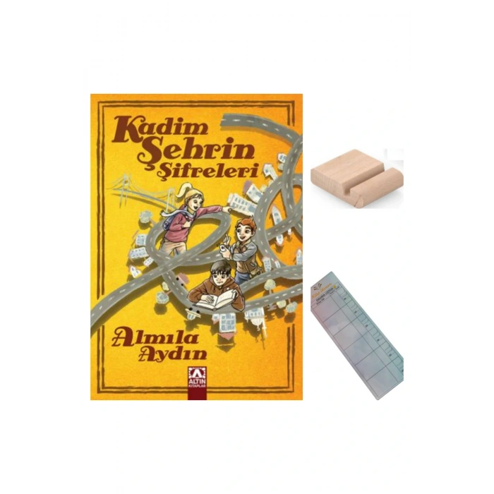 Kadim Şehrin Şifreleri / Almila AYDIN / Ortaokul 10 - 13 Yaş Hikaye +Tablet Tutucu + Okuma Ayracı